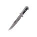 Couteau Herbertz Bowie 106415 lame 15,5cm manche zinc et cuir + étui en cuir