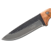 Couteau Herbertz 104210 lame en inox 10,5cm manche en bois de zèbre avec étui