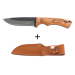 Couteau Herbertz 104210 lame en inox 10,5cm manche en bois de zèbre avec étui