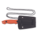 Couteau de cou Herbertz 579405 lame 5,5cm manche G10 orange + étui
