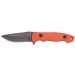 Couteau de cou Herbertz 579405 lame 5,5cm manche G10 orange + étui