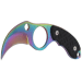 Couteau de cou karambit Herbertz 572904 lame 4cm manche G10 noir + étui