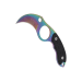 Couteau de cou karambit Herbertz 572904 lame 4cm manche G10 noir + étui