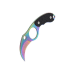 Couteau de cou karambit Herbertz 572904 lame 4cm manche G10 noir + étui