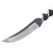 Couteau Herbertz 102011 lame 10,3cm manche torsadé en inox avec étui