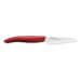 Couteau d'office Kyocera lame céramique 7.5 cm manche rouge