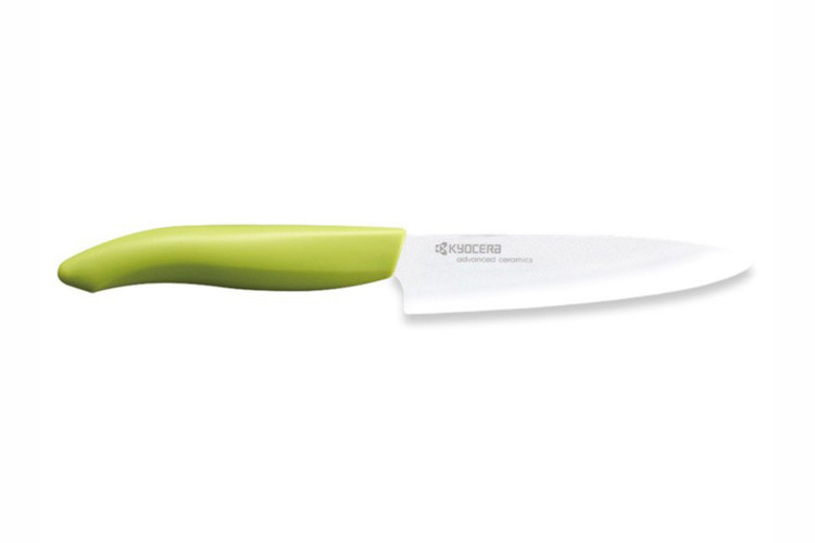 Couteau d'office Kyocera lame c&eacute;ramique 7.5 cm manche vert