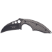 Couteau de cou karambit Herbertz 575706 lame 6cm manche aluminium + étui
