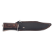 Couteau Herbertz 103727 lame en inox 27cm manche en bois de pakka avec étui