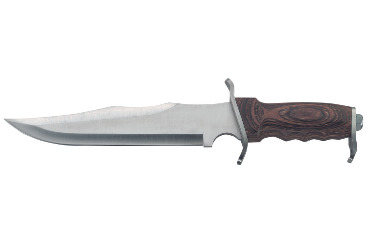 Couteau Herbertz 103727 lame en inox 27cm manche en bois de pakka avec &eacute;tui