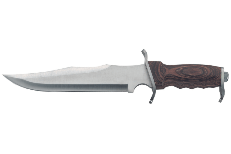 Couteau Herbertz 103727 lame en inox 27cm manche en bois de pakka avec étui