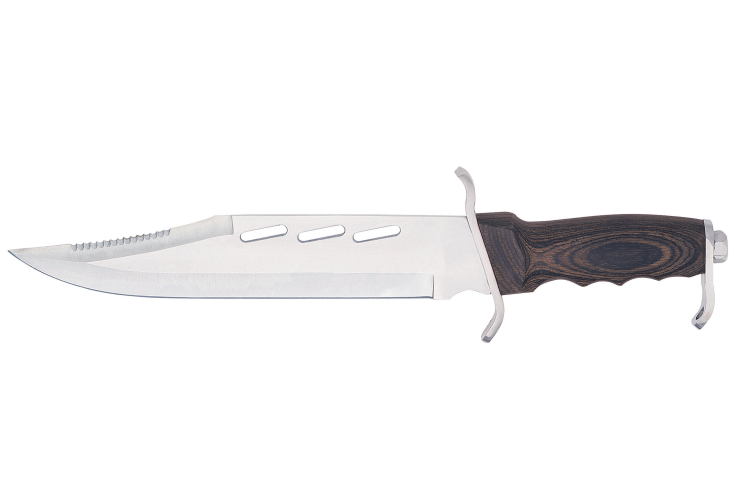 Couteau Herbertz 105928 lame en inox 28cm manche en pakkawood avec &eacute;tui