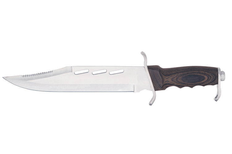 Couteau Herbertz 105928 lame en inox 28cm manche en pakkawood avec étui