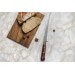 Couteau à pain Fukito Rosewood Damas 67 couches 21cm manche bois de rose