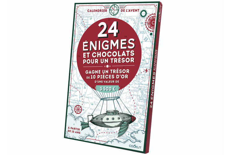 Calendrier de l'Avent 2022 Cookut 24 &eacute;nigmes et chocolats &eacute;thiques