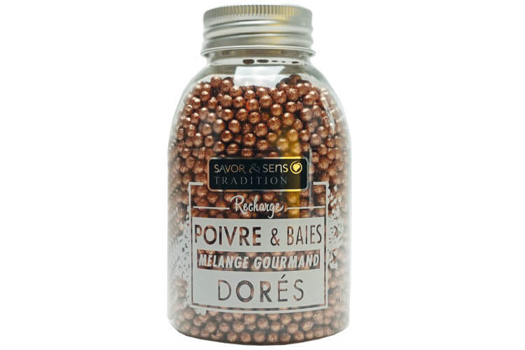 Recharge poivre et baies dorées Savor&Sens - 155g