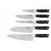 Mallette 5 couteaux de cuisine Fukito Ebène X50