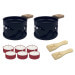 Service à raclette à la bougie Cookut Lumi édition limitée services poêlons et spatules pour 2
