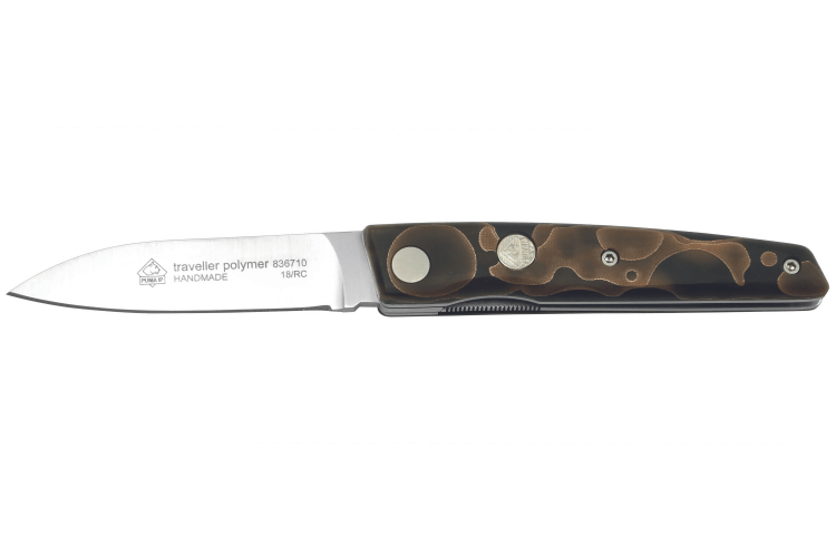 Couteau pliant Puma IP Traveller Polymer 266710 manche raffir 9cm