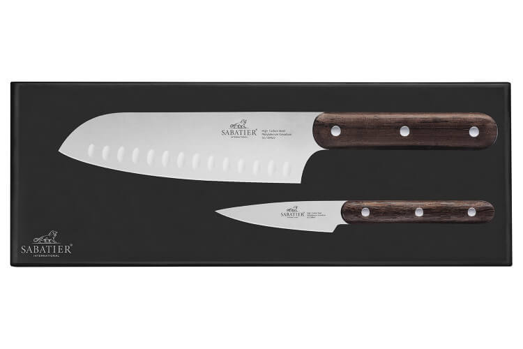 Coffret 2 de couteaux Sabatier International Phenix office + santoku