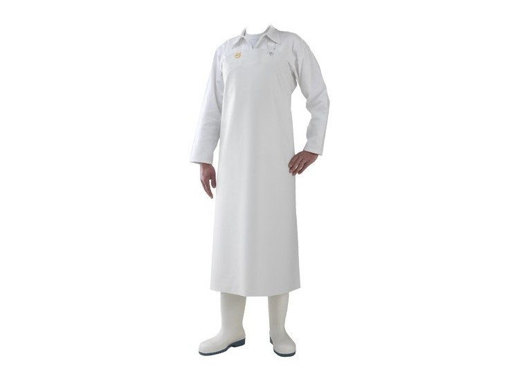 Tablier en nitrile blanc 90 x 115 cm taille unique