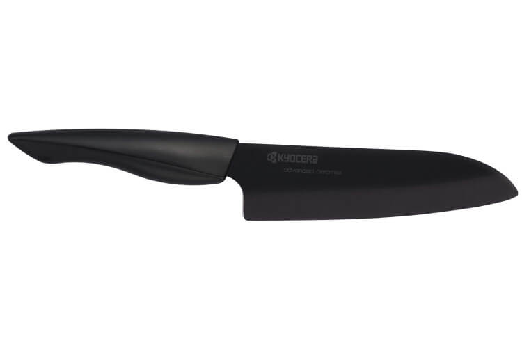 Couteau Santoku Kyocera lame 16 cm en céramique noire
