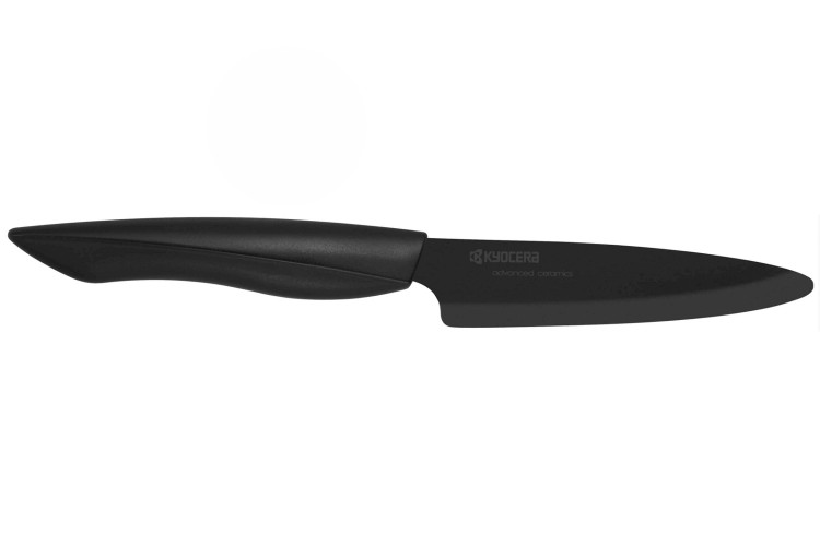 Couteau d'office Kyocera lame 11 cm en c&eacute;ramique noire