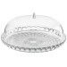 Plat à gâteau transparent Guzzini Tiffany en acrylique Ø36cm avec cloche