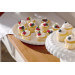 Plat à gâteau transparent Guzzini Tiffany en acrylique Ø36cm avec cloche