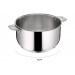 Set de 3 casseroles Lagostina Salvaspazio en inox 16, 18 et 20cm + poignée amovible + détergent