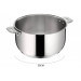 Set de 3 casseroles Lagostina Salvaspazio en inox 16, 18 et 20cm + poignée amovible + détergent