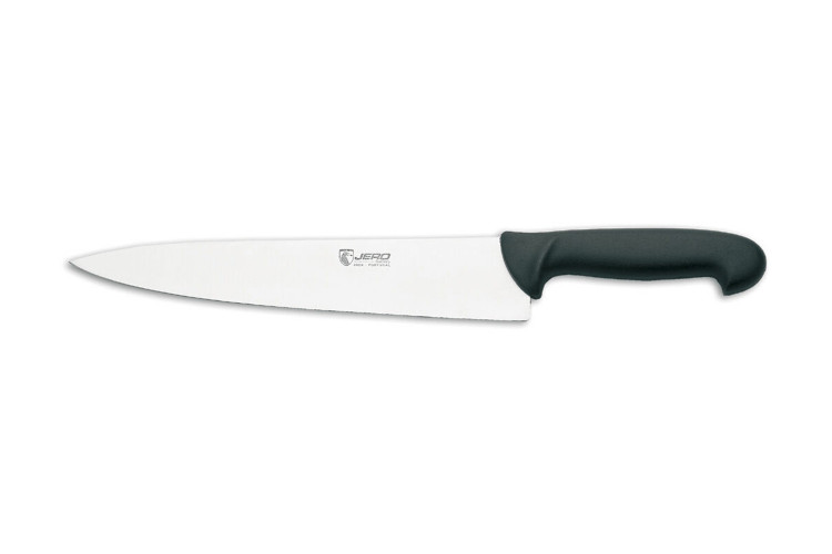 Couteau de tour/chef Jero Ecoline manche surmoul&eacute; noir 20cm