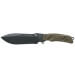 Couteau Fox Military Rimor FX.9CM07OD 17,5cm manche nylon/fibres de verre vert + étui