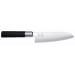 Couteau Santoku japonais KAI Wasabi Black lame 16.5cm