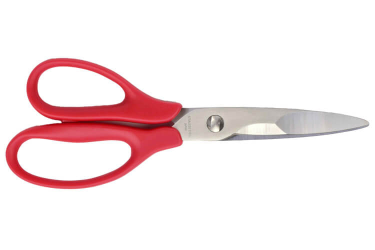 Ciseaux de cuisine japonais Sekiryu 21cm rouge