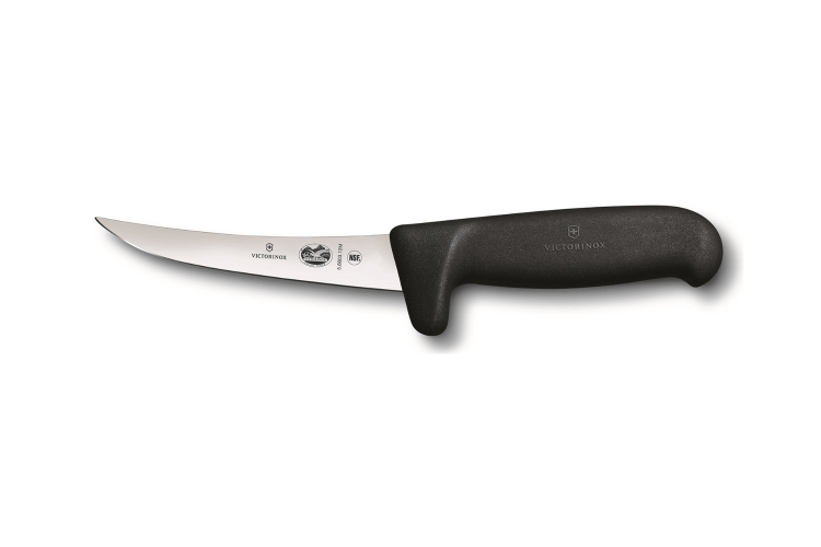 Couteau à désosser et à saigner Victorinox 5.6603.12 lame 12cm manche en fibrox noir