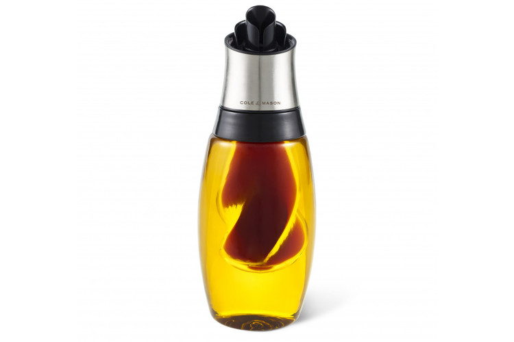 Duo huile et vinaigre Cole & Mason bouchon Flow Control