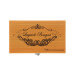 Coffret cadeau de 6 couteaux de table Laguiole Bougna manches en bois