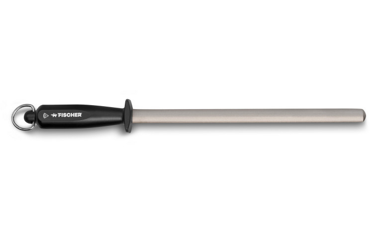 Fusil de boucher m&egrave;che ovale diamant 27cm FISCHER