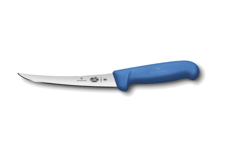 Couteau &agrave; d&eacute;sosser Victorinox 5.6602.12 lame 12cm manche en fibrox bleu