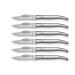 Coffret cadeau de 6 couteaux de table Laguiole Bougna manches en inox