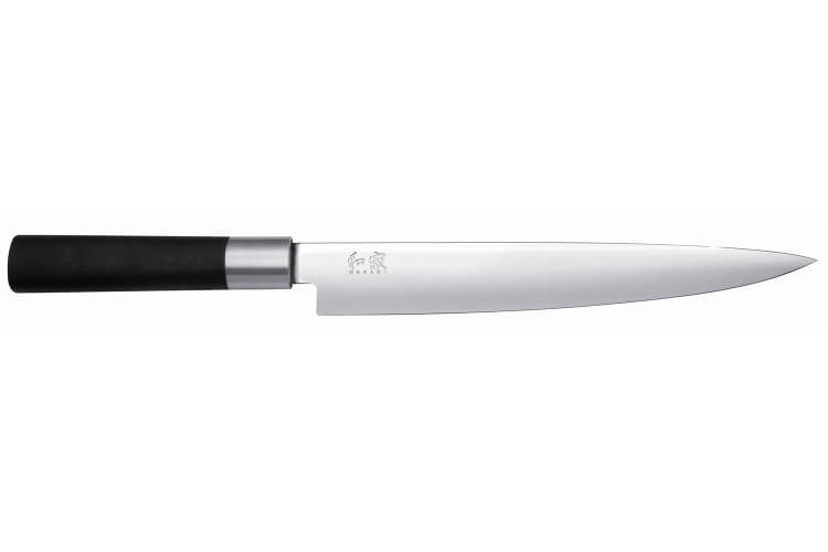 Couteau à jambon japonais KAI Wasabi Black lame 23cm