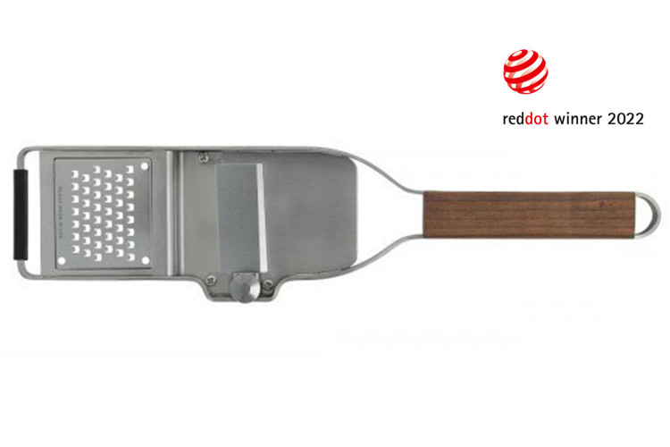 R&acirc;pe &agrave; truffe 2-en-1 Microplane Master manche en noyer