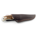 Couteau Puma IP Venado Stag 268811 lame 11cm manche bois de cerf + étui en cuir
