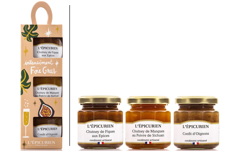 Coffret L'&Eacute;picurien Intens&eacute;ment Foie Gras - 110g+115g+125g