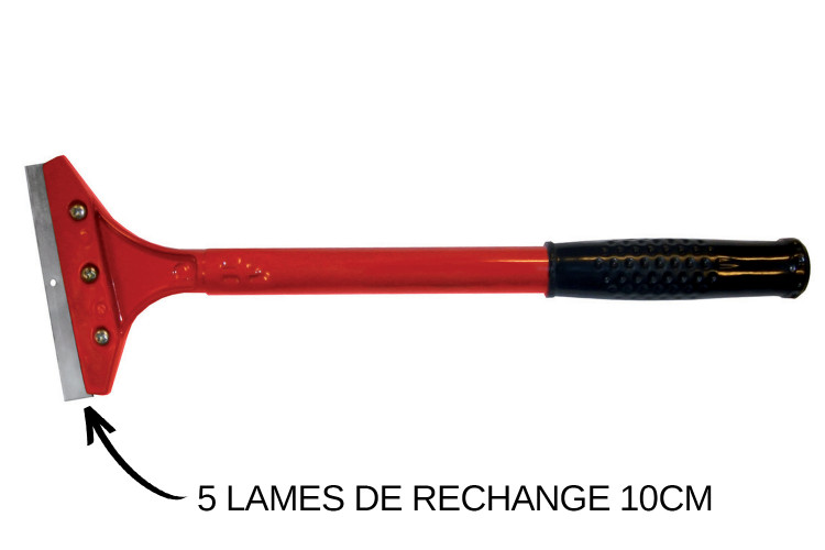 Lot de 5 lames de rechange pour grattoir &agrave; plancha