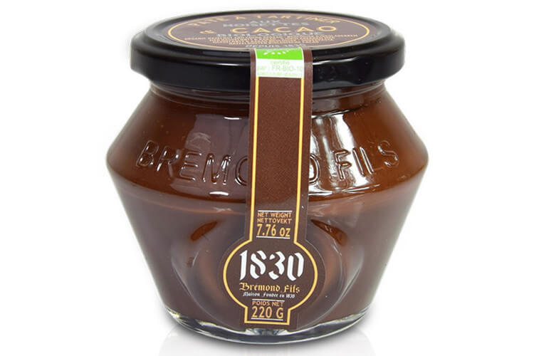 Pâte à tartiner bio Maison Brémond Noisettes et Cacao Noir - 220g