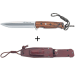 Couteau Puma IP Chispero 335615 lame 15cm manche bois de bocote + étui en cuir + allume-feu