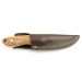 Couteau Puma IP La Ola Olive 267910 lame 10cm manche olivier + étui en cuir