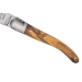 Couteau pliant Laguiole G.DAVID 8308 manche en olivier avec mitre en inox mat